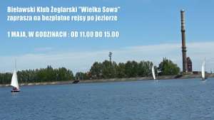 Klub Żeglarski "Wielka Sowa" zaprasza na bezpłatne rejsy po Jeziorze Bielawskim