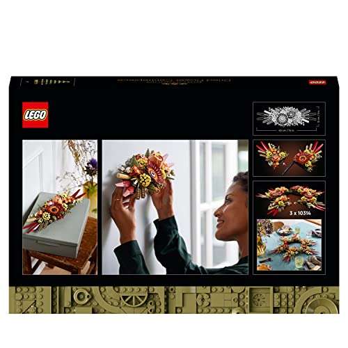LEGO 10314 ICONS - Stroik z suszonych kwiatów na Amazon.fr €33,46