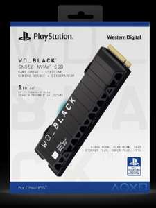 Licencjonowany przez Sony Dysk WD BLACK 1TB SN850 z radiatorem do konsoli PS5