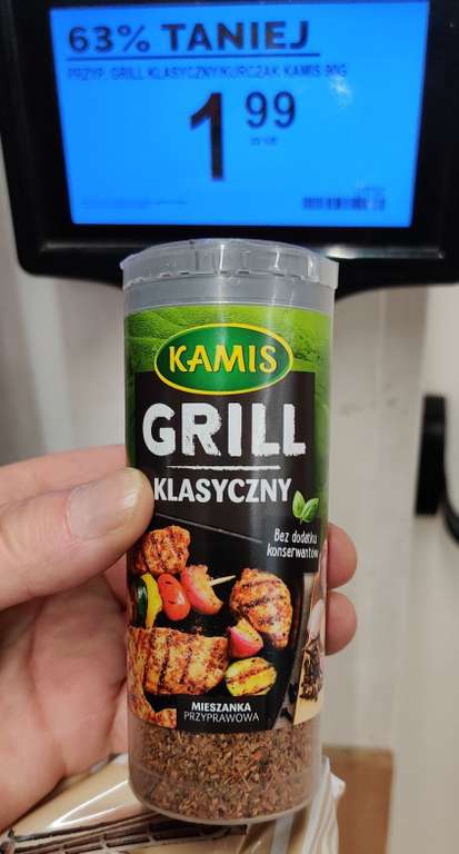 Przyprawy z firmy Kamis 90g - Grill Klasyczny lub Kurczak. BIEDRONKA
