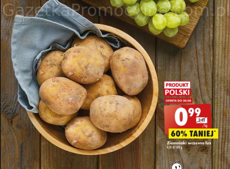 Ziemniaki wczesne 1 kg - Biedronka