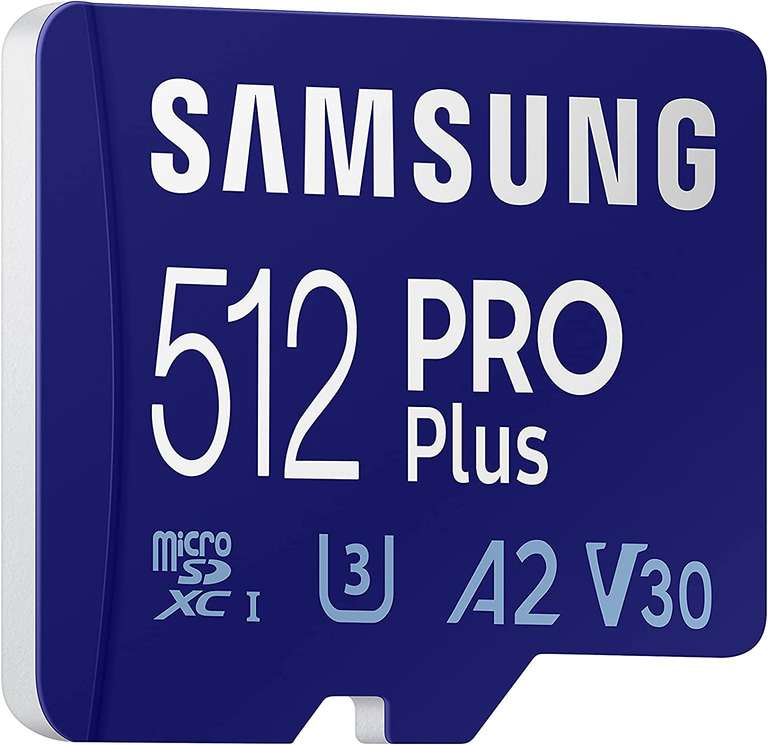 Karta pamięci Samsung 512GB PRO Plus MicroSDXC 120MB/s +Adapter