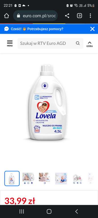 Płyn do prania Lovela 4,5 l w promocji @euro.com