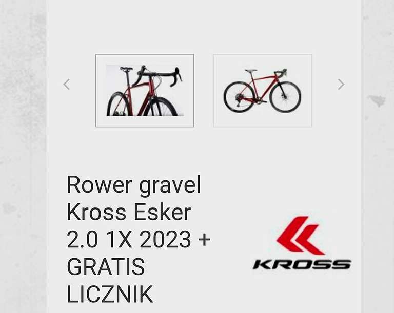 Rower gravel Kross Esker 2.0 MS 1X 2023