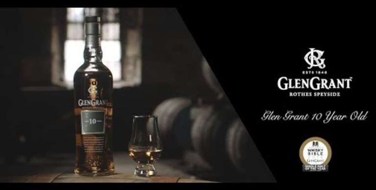 Whisky Single Malt Glen Grant 10 YO 1000ml (82,22/0,7l). Sklep Travel Free