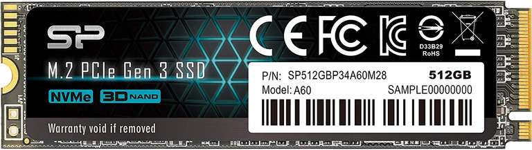 Dysk SSD Silicon Power M2 1TB PCIe NVMe Gen3x4 R/W