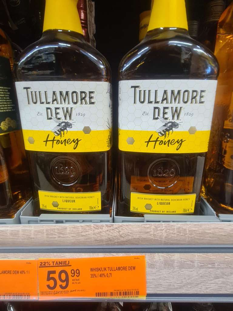 Whisky Tullamore Dew Honey z pszczółka, 35%, 700ml w Biedronka