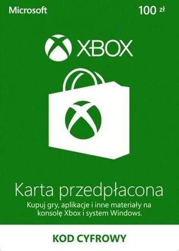 Karta podarunkowa Xbox Live o wartości 100 PLN @Eneba