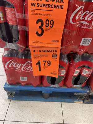Cola Original 1l 3+1 (cena przy zakupie czteropaku)