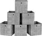 Zestaw 6 pudełek do przechowywania SONGMICS RFB02LG-3 30x30x30cm Amazon Prime