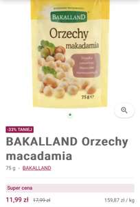 BAKALLAND Orzechy macadamia