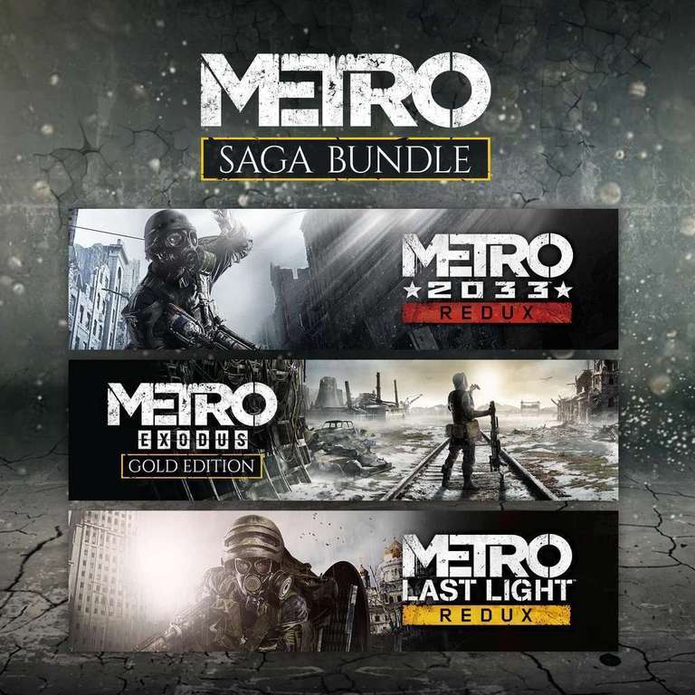 Metro Saga Bundle AR XBOX One / Xbox Series X|S CD Key - wymagany VPN
