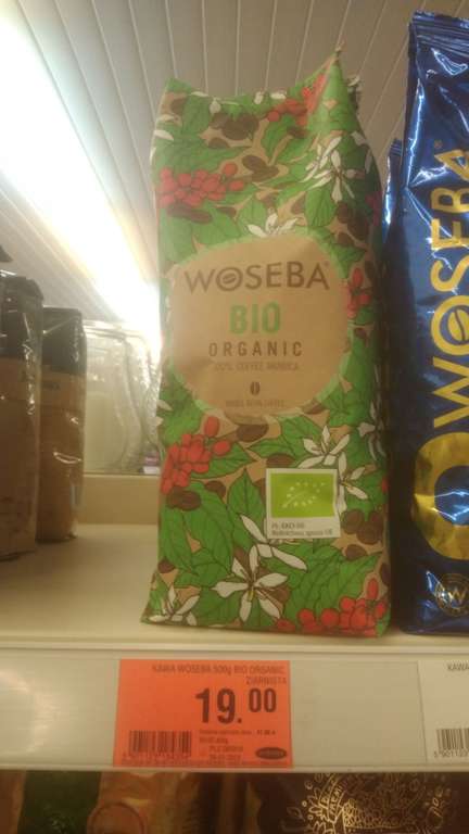 Kawa Woseba BIO ORGANIC 100% COFFEE ARABICA 500g