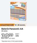 baterie Panasonic alkaliczne AA, AAA 60szt. | Action