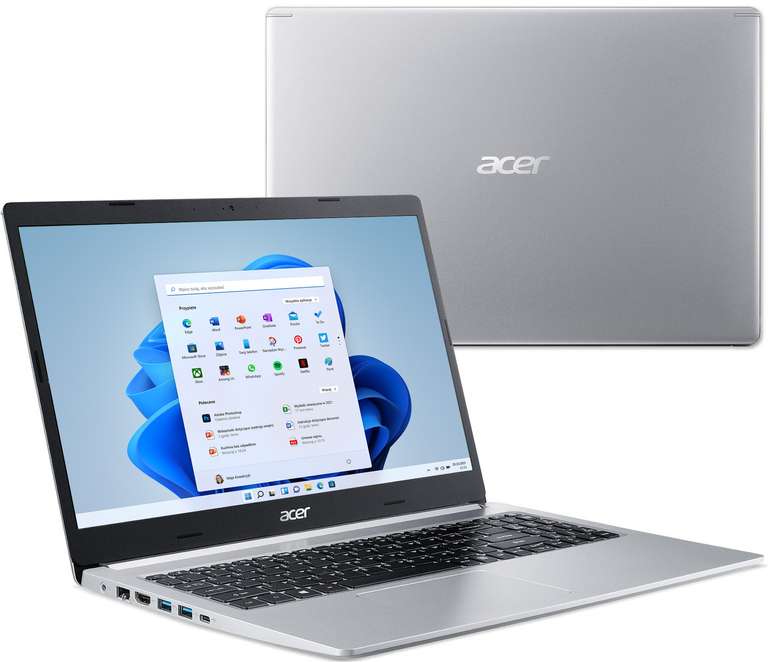 Laptop ACER Aspire 5 A515-45 15.6" IPS R5-5500U 8GB RAM 512GB SSD Windows 11 Home