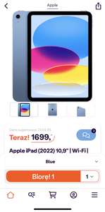 iPad (2022) 64GB, Wi-Fi, niebieski, iBood - TYLKO W APLIKACJI