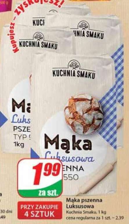 Mąka pszenna LUKSUSOWA 1KG, Polska sałata masłowa 1szt 1,99zł