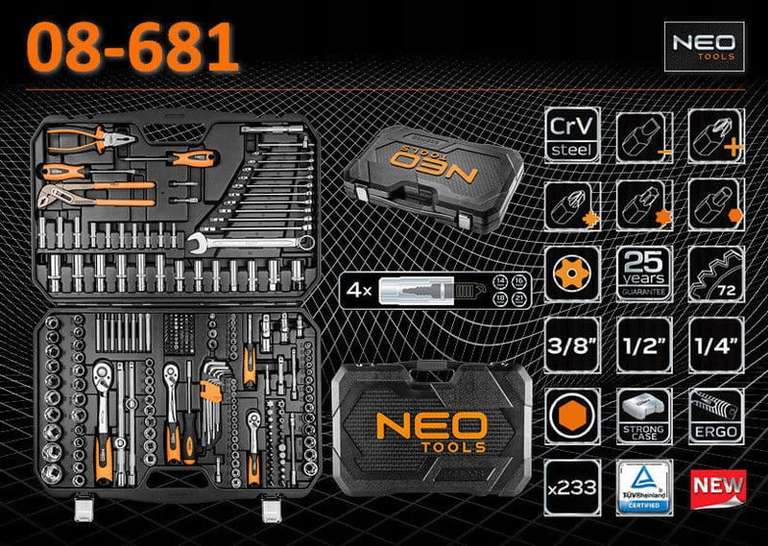 Zestaw narzędzi NEO Tools 08-681