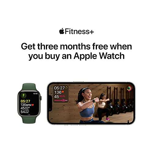 Apple Watch Series 7 GPS + Cellular - 45 mm (Midnight aluminium) Amazon Warehouse