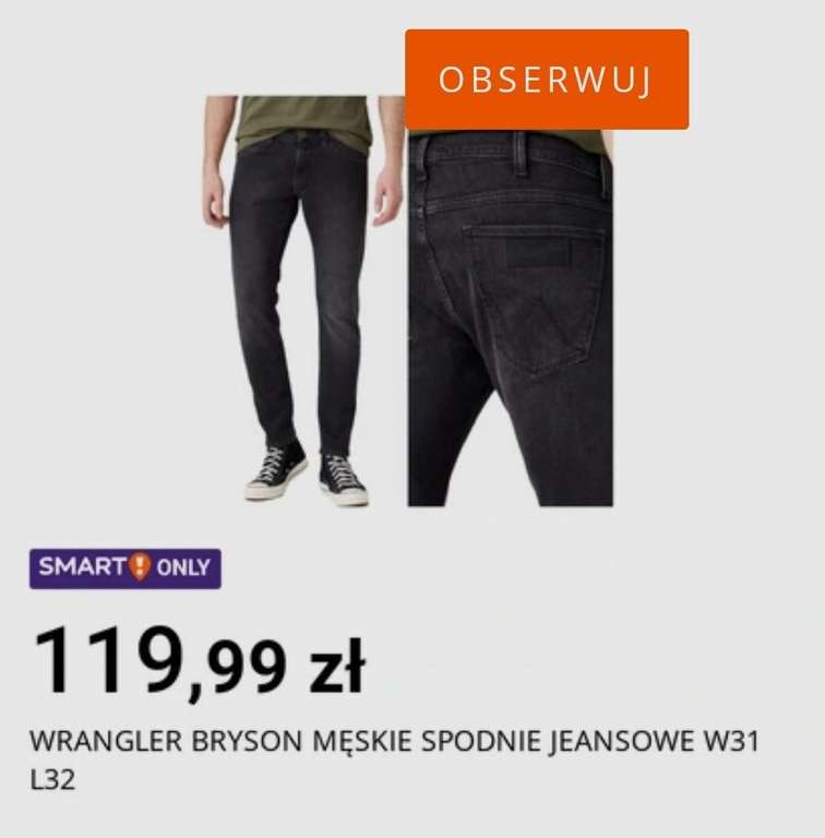 Spodnie jeansowe Wrangler Bryson różne rozmiary