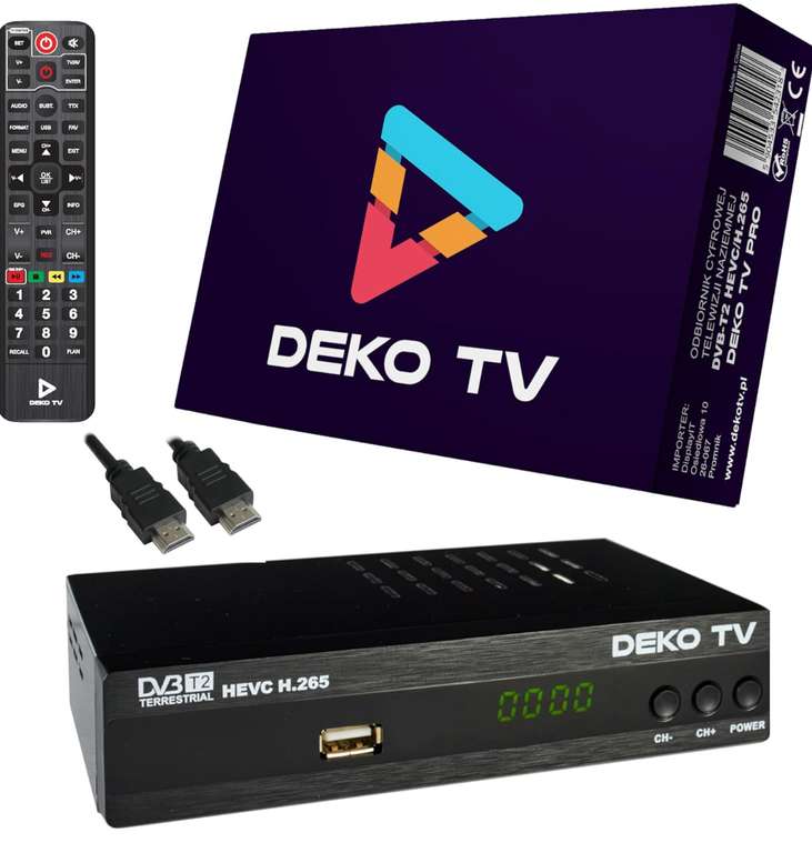Dekoder tuner DVB-T2