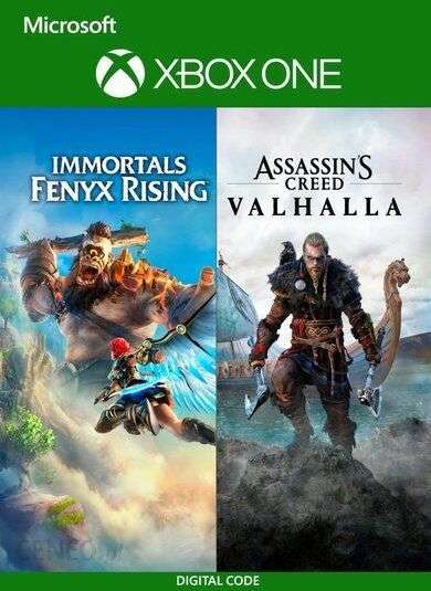 Assassin's Creed Valhalla + Immortals Fenyx Rising Bundle AR XBOX One CD Key - wymagany VPN