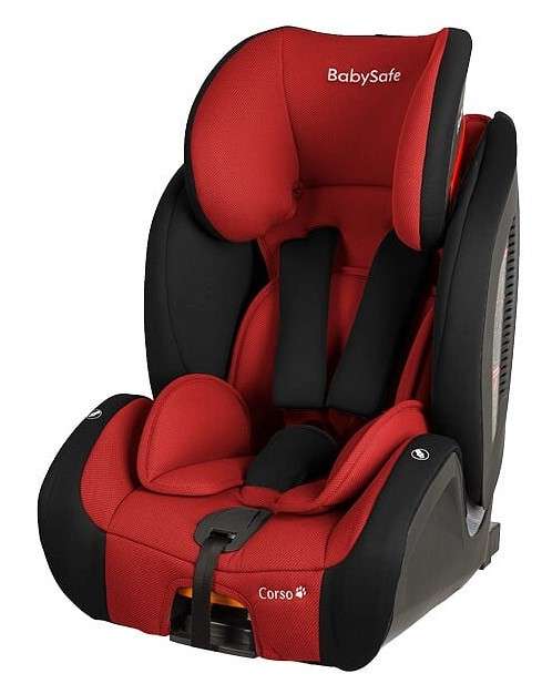 Fotelik samochodowy BabySafe Corso 9-36kg Red Black @ BabySafe
