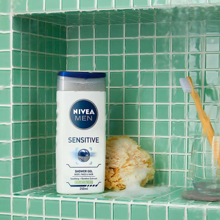 NIVEA Żel pod prysznic Sensitive 500 ml 3 w 1