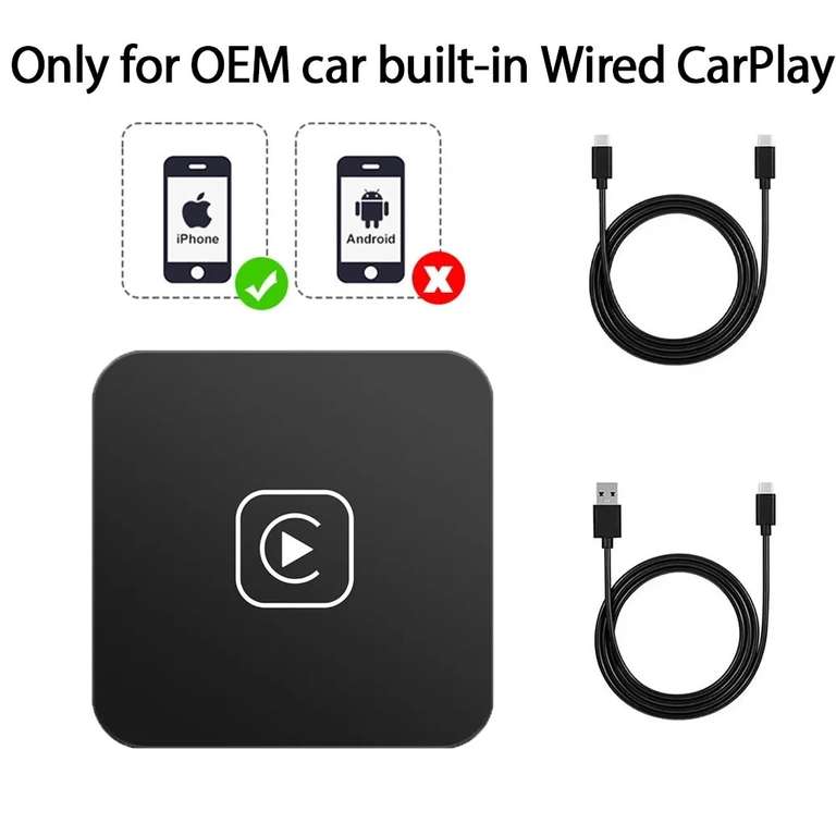 Mini Carplay & Auto Box klucz sprzętowy podłączony do sieci bezprzewodowej - 22.30$