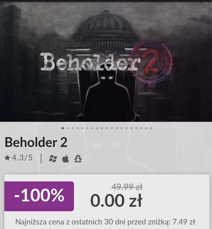 Gra PC - Beholder 2 za darmo w GOG do 3 lipca