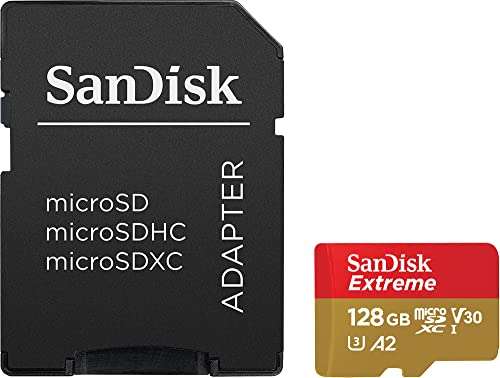 Karta pamięci SanDisk Extreme microSDXC 128GB V30 Class 10 UHS-I U3 |11.17€
