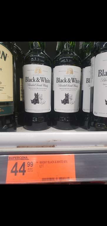 Whisky Black & White 0,7 Biedronka