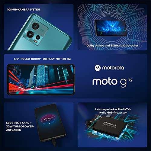 Smartfon Motorola Moto g72 211,68€