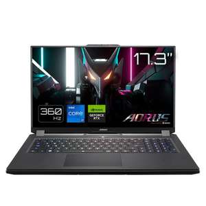 Laptop GIGABYTE Aorus 17H 17.3" 1920x1080 360Hz 100% sRGB i7-13700H /16GB RAM/ 1TB SSD /Win 11/ GeForce RTX 4080 12GB 150w