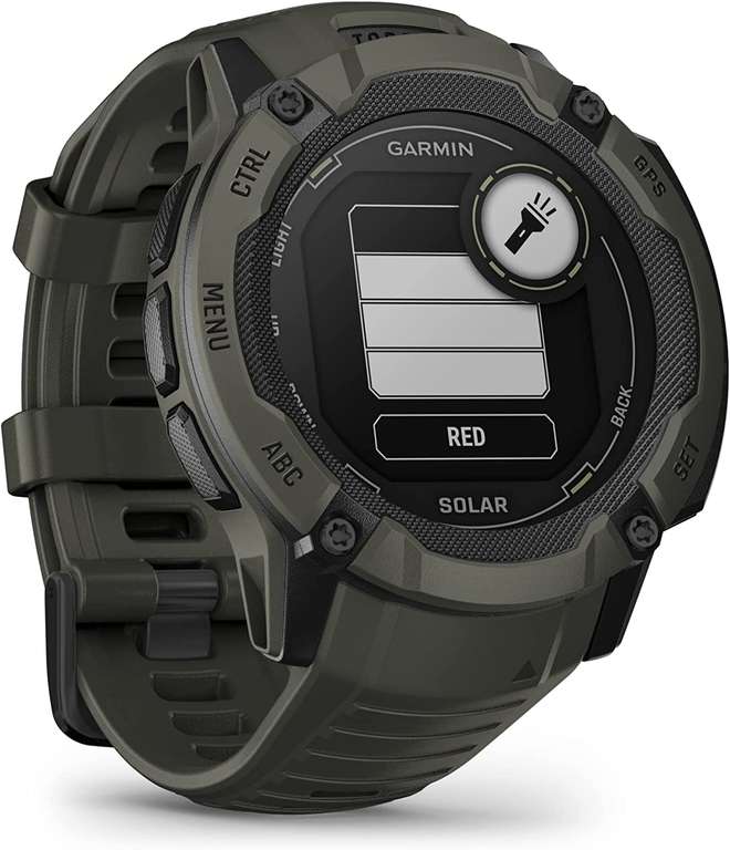 Smartwatch Garmin Instinct 2X Solar Moss (zielony)