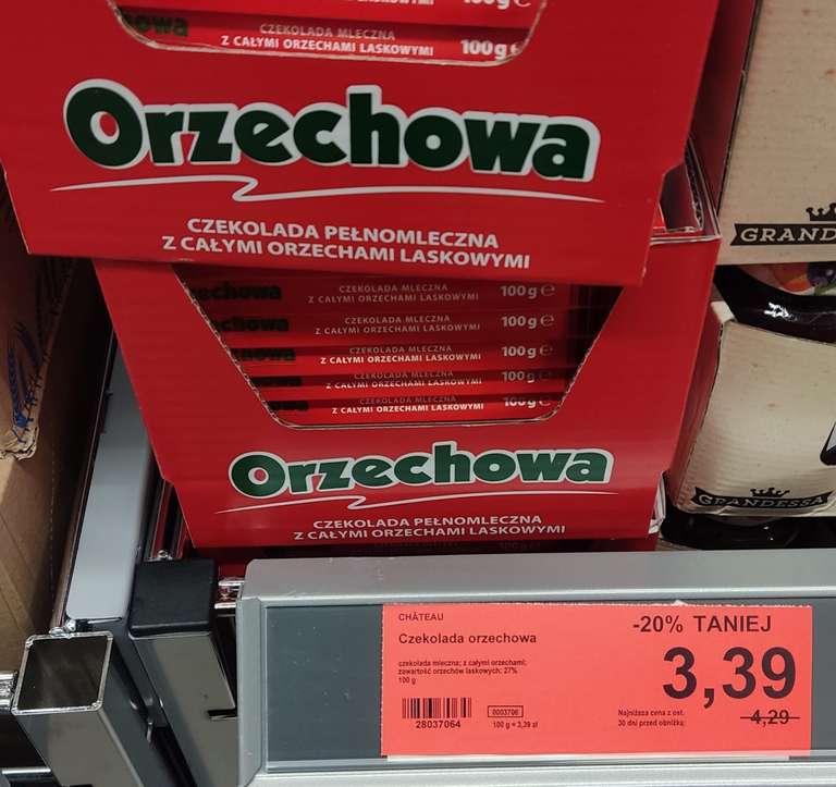 Czekolada Orzechowa CHÂTEAU