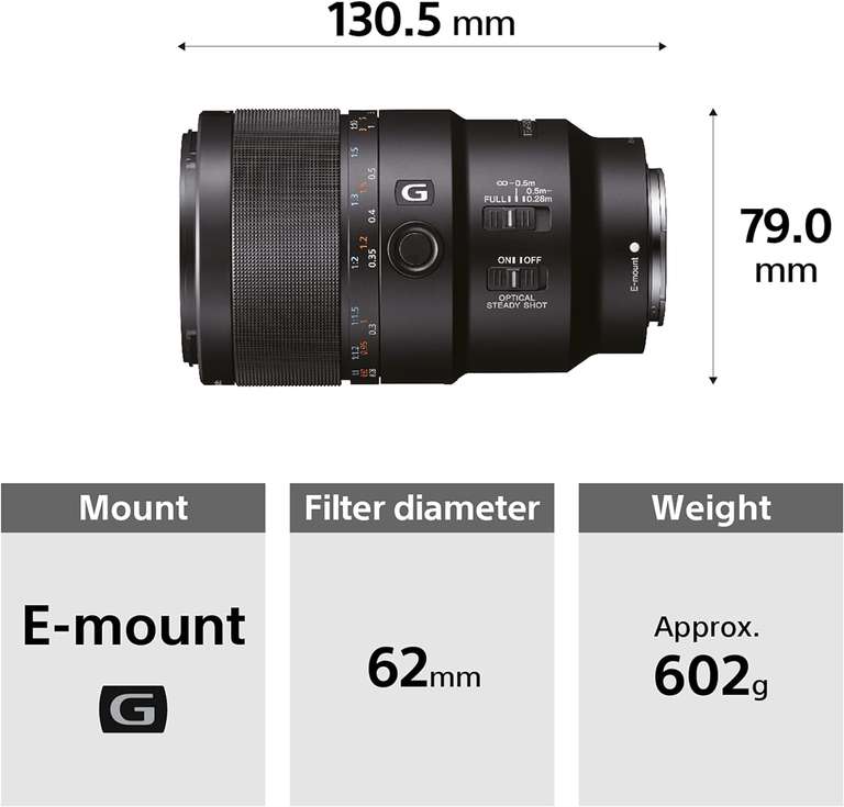 Sony FE 90 mm F2.8 Macro G OSS, stałogniskowy profesjonalny obiektyw makro