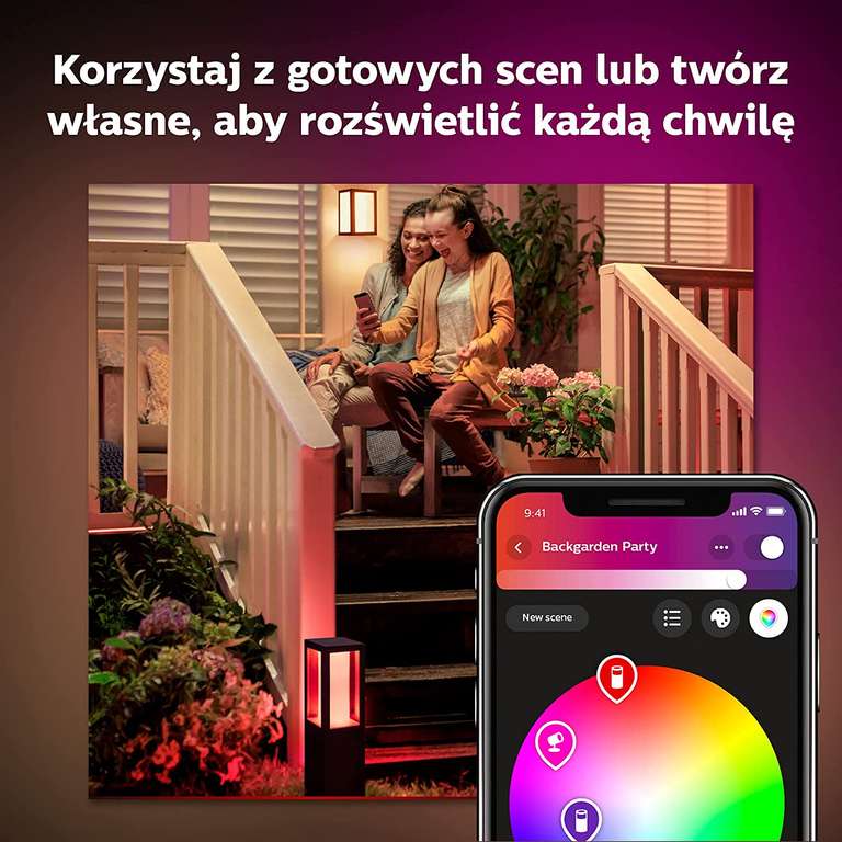 Philips Hue Resonate White and Color Ambiance kinkiet