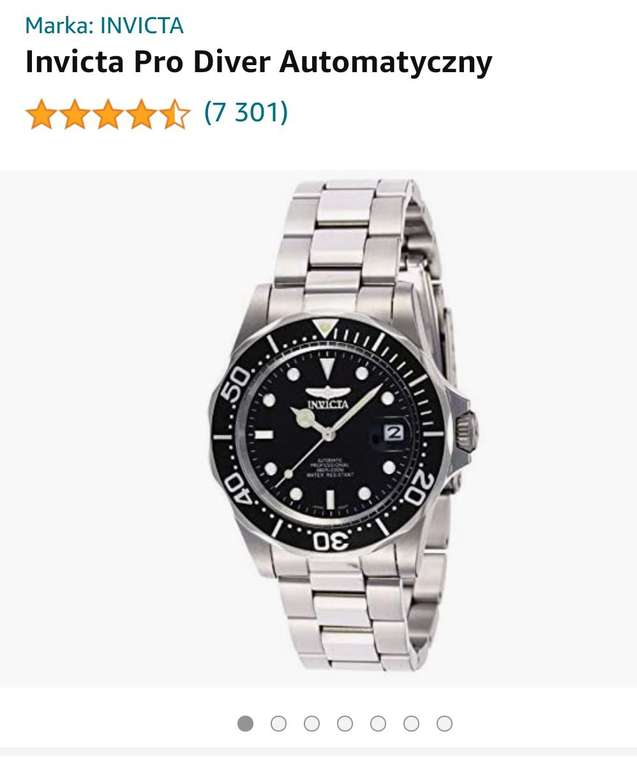 Zegarek Invicta Pro Diver Automatyczny - Amazon.pl