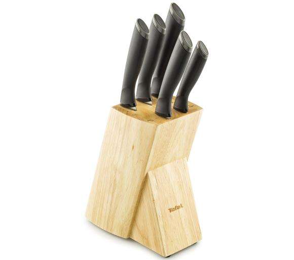 Tefal K221SA14 - zestaw 5 noży kuchennych w bloku