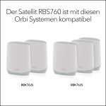 Dodatkowa satelita NETGEAR Orbi RBS760 WiFi 6 Mesh €179.85