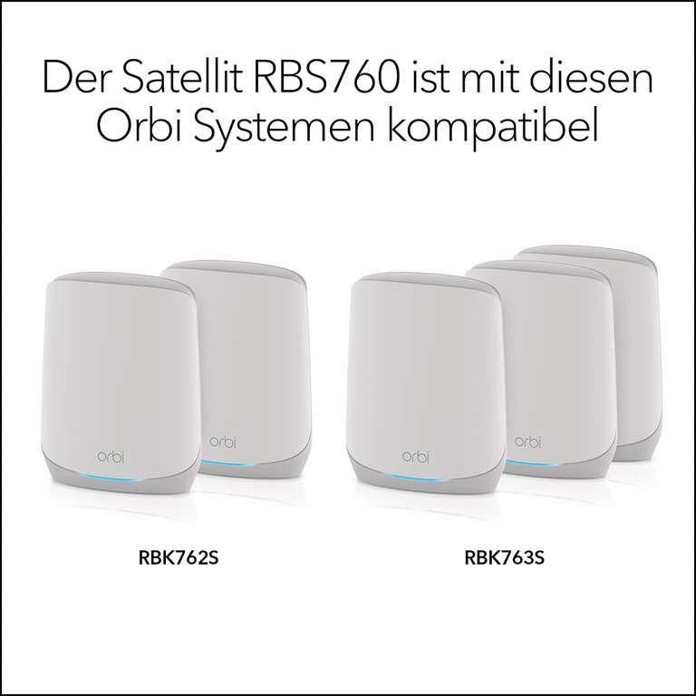 Dodatkowa satelita NETGEAR Orbi RBS760 WiFi 6 Mesh €179.85