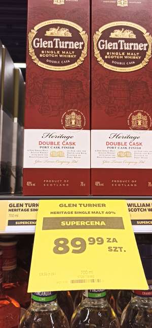 Whisky Glen Turner Haritage Double Cask Single Mallt