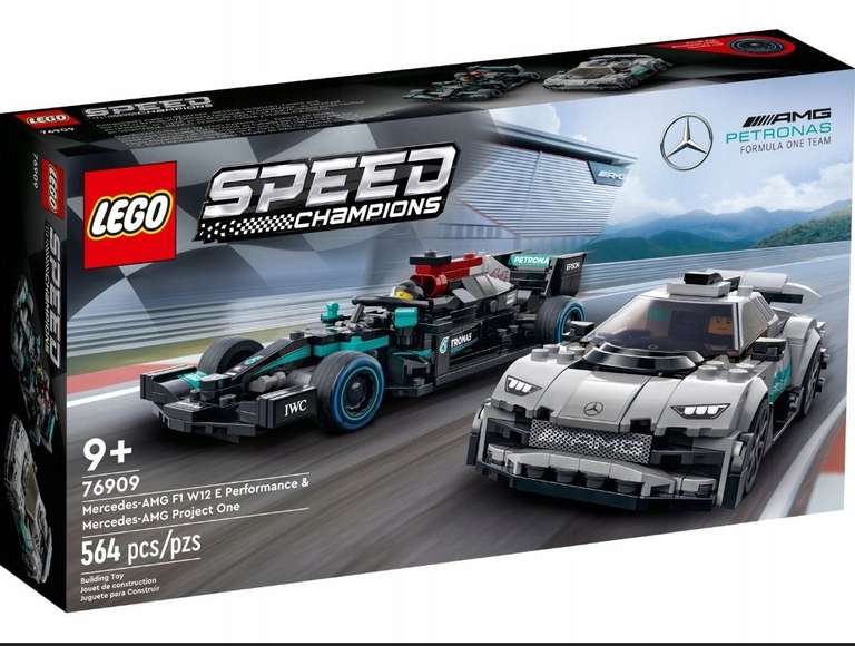 LEGO Speed Champions 76909 Mercedes-AMG F1 W12 E Performance i Mercedes-AMG ONE | Media Markt ta sama cena i darmowa dostawa