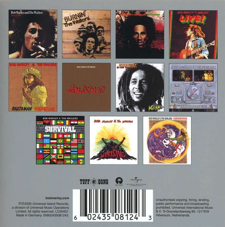 Bob Marley & the Wailers The Complete Island CD Box Set
