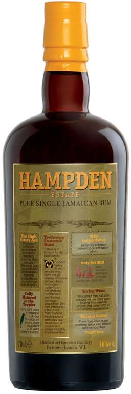 Hampden 8-letni Estate Pure Single Jamaican Rum 46%