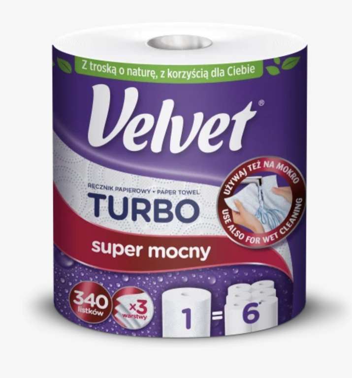 Velvet Turbo - ręcznik papierowy (sklep Netto)