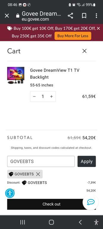 Govee DreamView T1 - (podświetlenie telewizora) NOWA CENA - 54,20 euro z kodem AKTUALIZACJA - NOWY KOD