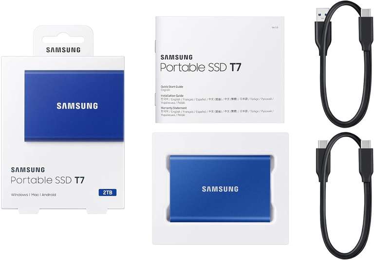 Dysk 2 TB zewnętrzny SSD Samsung T7