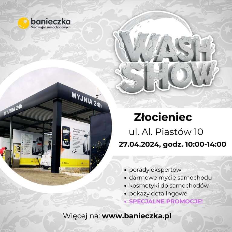 Wash Show w Złocieńcu >>> bezpłatne mycie auta i wiele innych